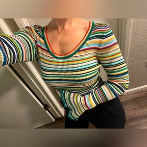 Milly striped long sleeve top
